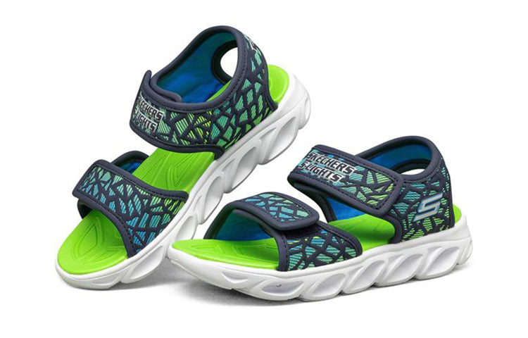 (GS) Skechers Hypno-Splash 'Green Blue Black' 402003L-NVLM
