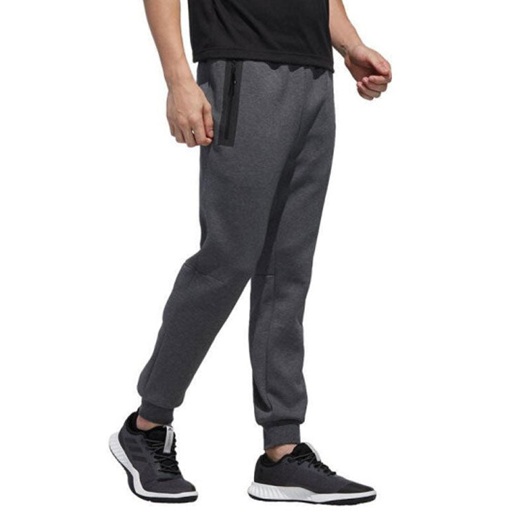 adidas Pt Kn Urban Solid Color Sports Knit Bundle Feet Long Pants Gray DW4560