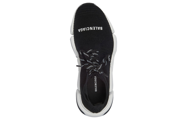 (WMNS) Balenciaga Speed 2.0 Sports Shoes Black/White 617214W17021015