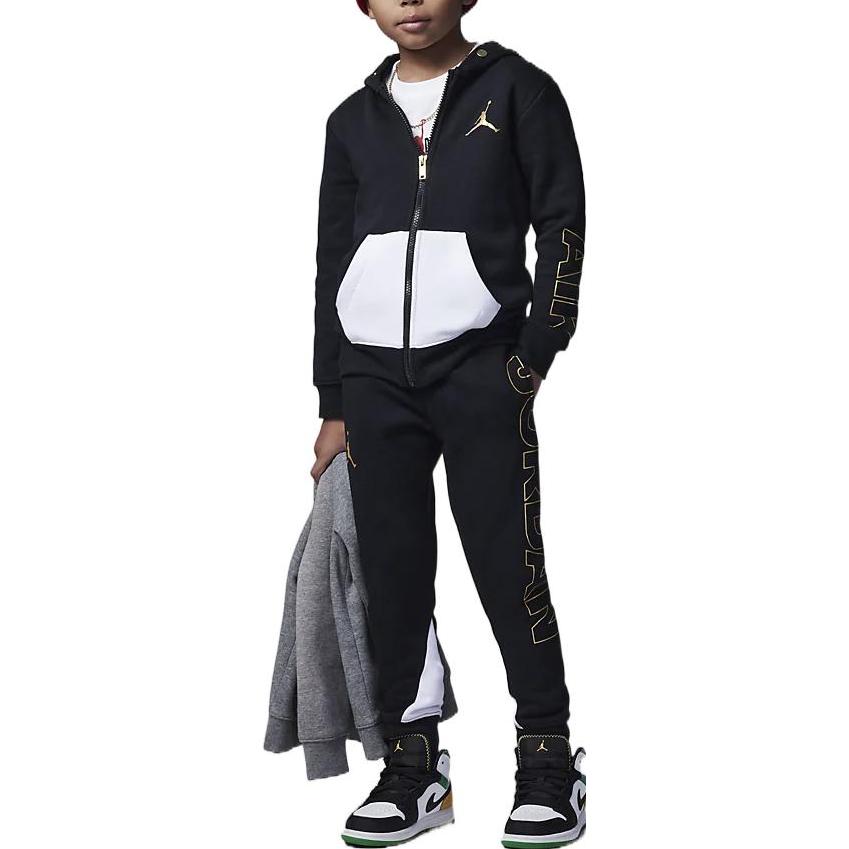 (GS) Air Jordan Holiday Shine Sweatpants 'Black' FB9458-010