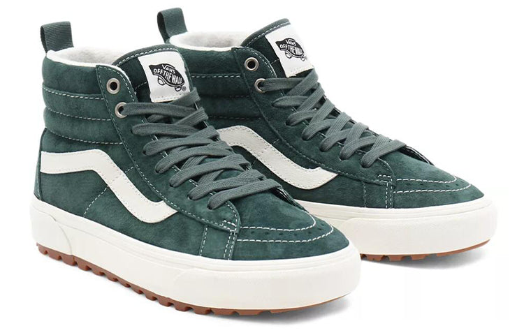 Vans Unisex SK8-HI Mte-1 High-Top Sneakers White/Green VN0A5HZYA08