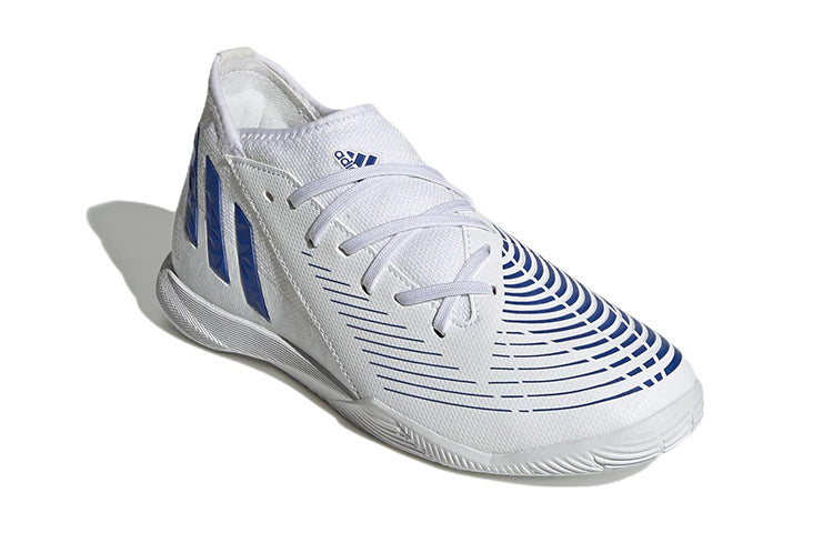 (GS) adidas Predator Edge.3 IN 'White Hi-Res Blue' GX2647