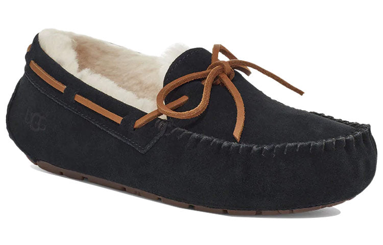 (WMNS) UGG Dakota Cozy Stay Warm Athleisure Casual Sports Shoe Black Fleece Lined 1107949-BLK