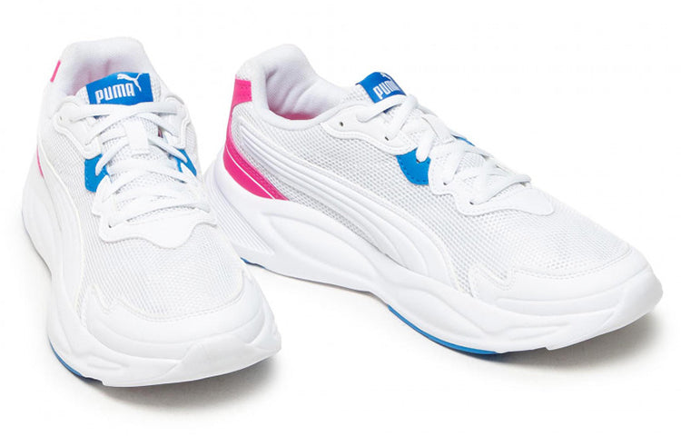 (WMNS) PUMA 90s Runner Nu Wave 'White Blue Pink' 373017-12