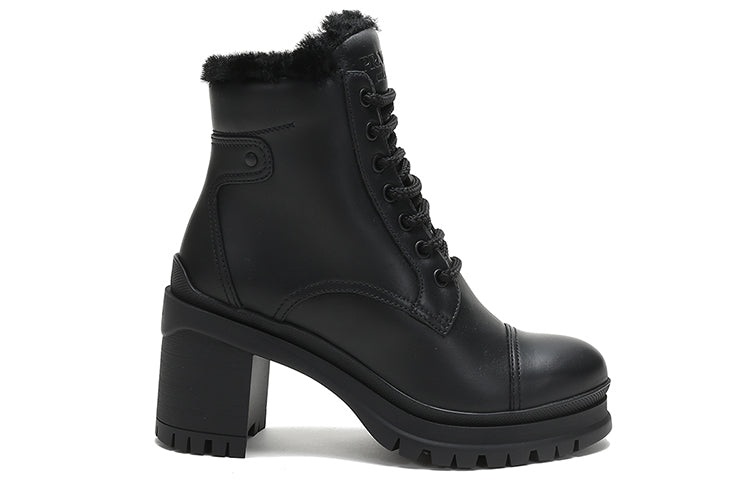(WMNS) PRADA Fur Lined Ankle Boots 'Black' 1T584L_3KK9_F0002_F_ZF55