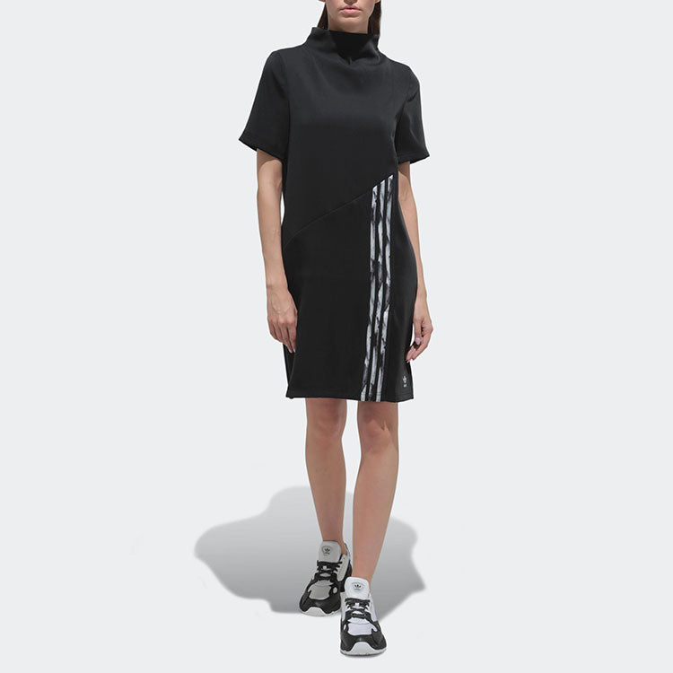 (WMNS) adidas x Danielle Cathari Turtleneck Dress 'Black'  FN2782