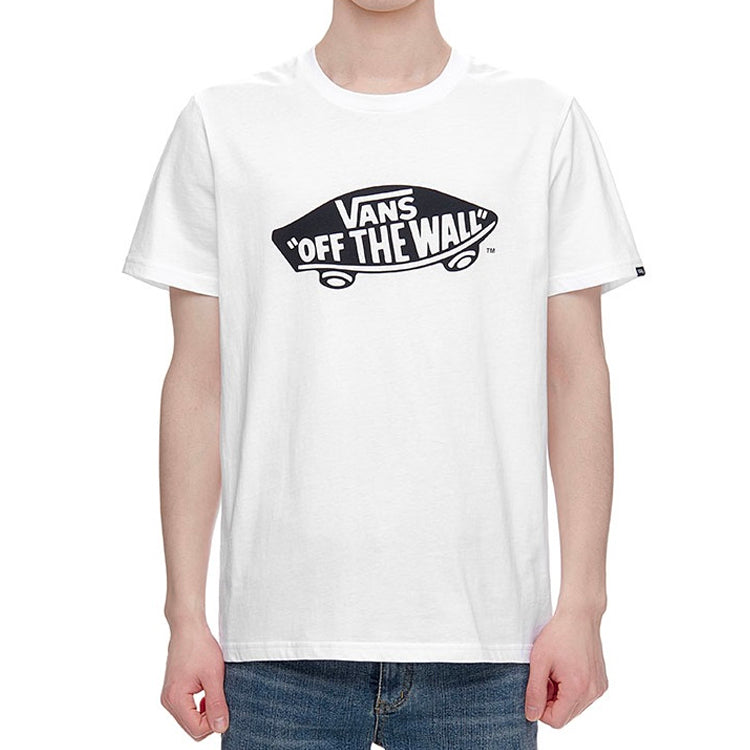 Vans Off The Wall Classic Printing Short Sleeve Couple Style White VN0A4MM7WHT