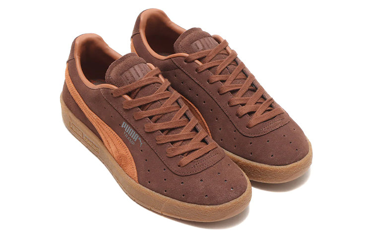 PUMA Tramp Low Tops Casual Skateboarding Shoes Brown 383014-01