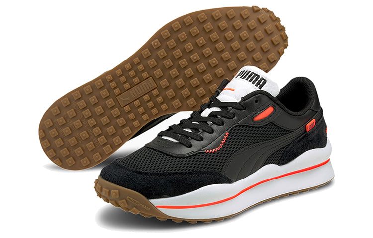PUMA Style Rider Warm Texture Black/White/Orange Low sneakers 373382-07