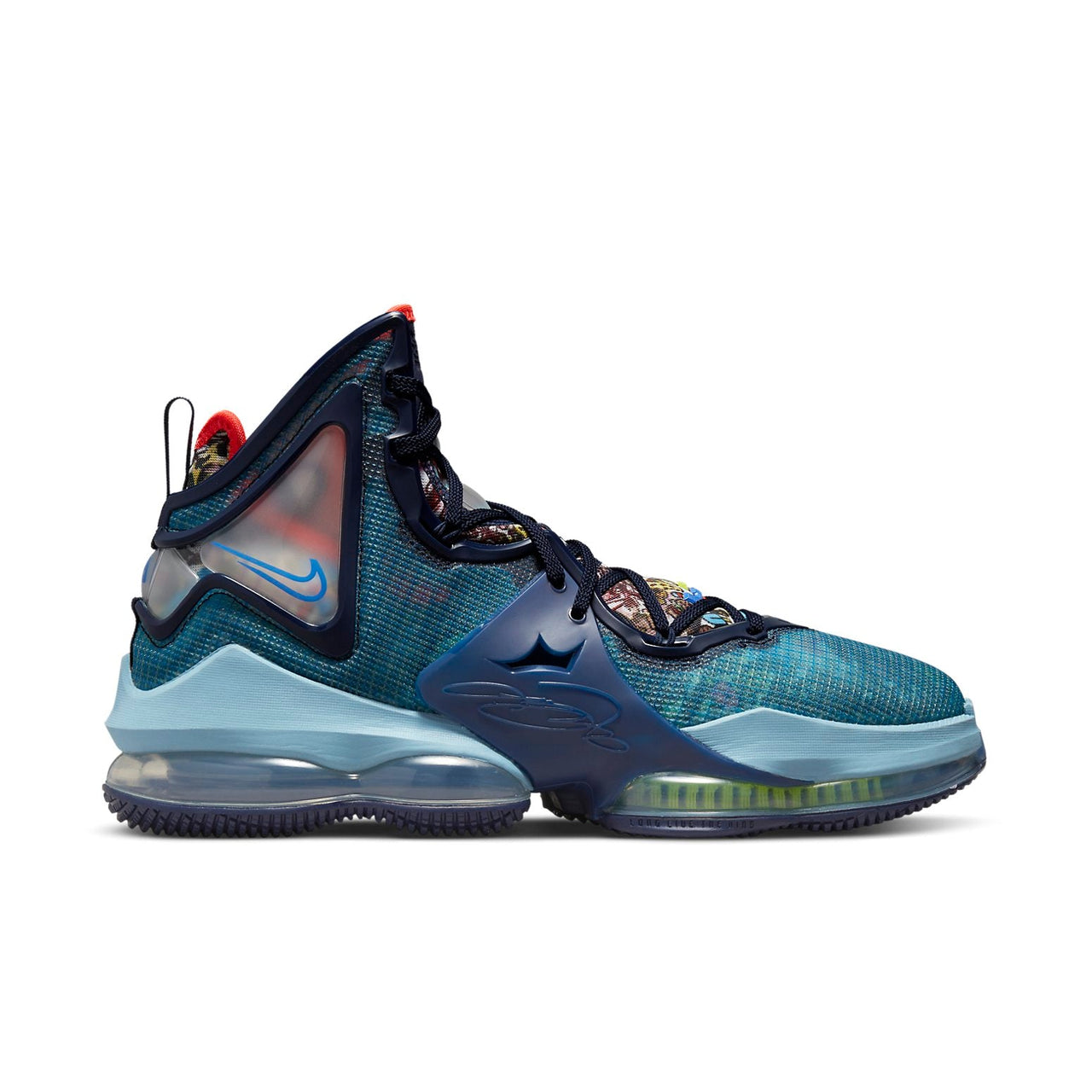 Nike LeBron 19 'Fast Food - Dutch Blue' CZ0203-400