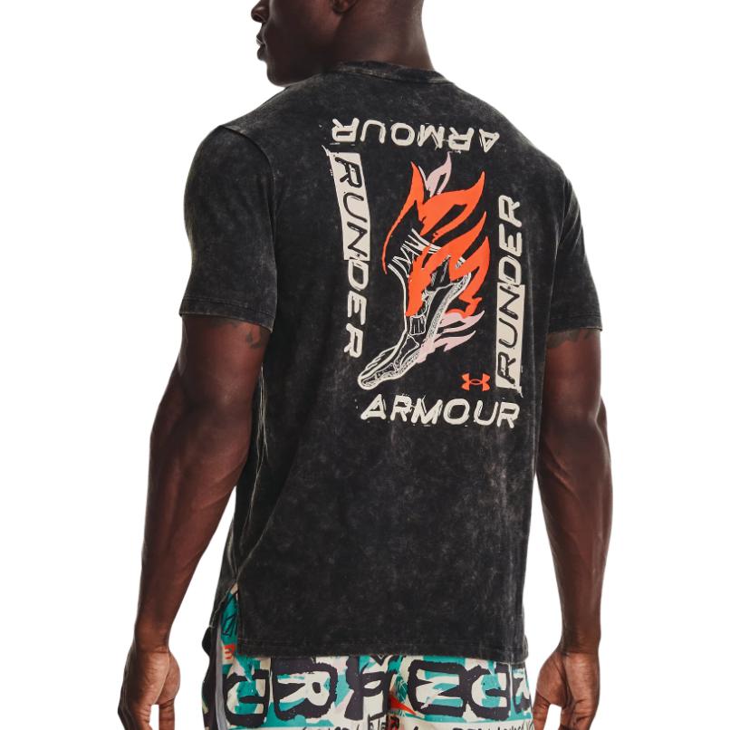 Under Armour Destroy All Miles T-shirt 'Black' 1371052-001