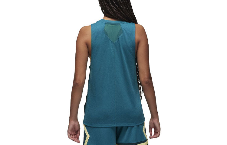(WMNS) Air Jordan Sport Diamond Tank Top 'Teal' FB4629-318