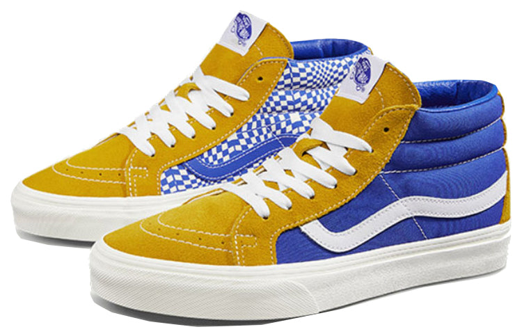 Vans SK8-Mid Yellow Blue Splicing Unisex 'Yellow Blue' VN0A391FTEU