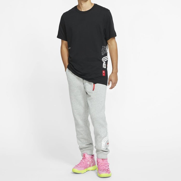 Nike DRI-FIT KYRIE Kyrie Irving Basketball Short Sleeve 'Black' CD0928-010