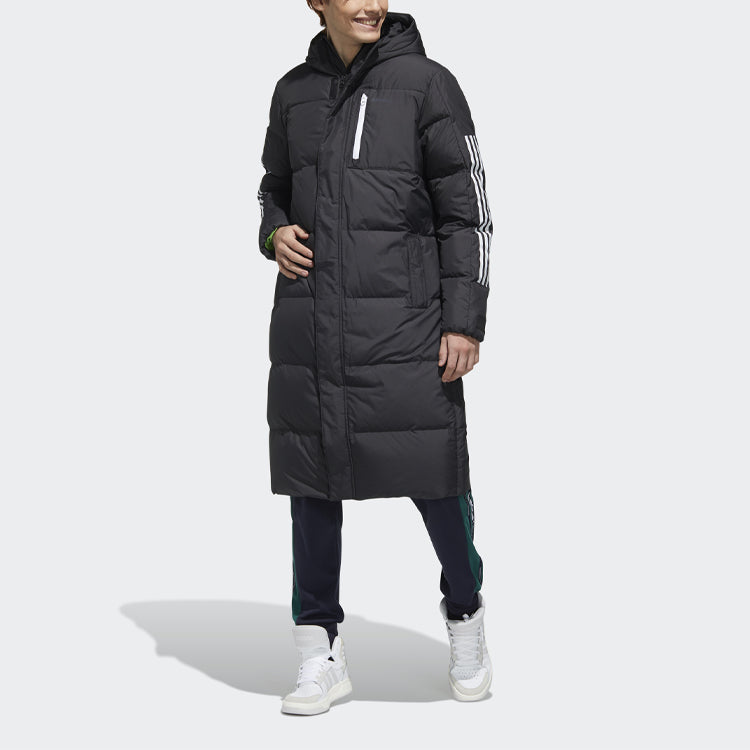 adidas neo Sports hooded down Jacket Black GJ8844