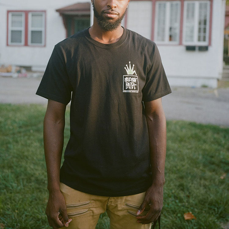 Stussy x Patta Crossover Short Sleeve Unisex Black 3903459-BLACK