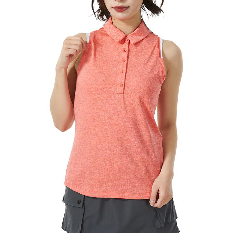 (WMNS) Under Armour Zinger Point Sleeveless Polo Shirt 'Pink' 1370138-872