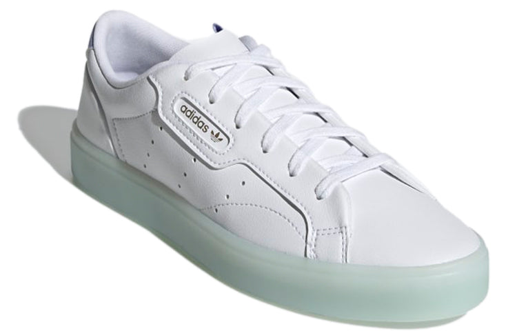 (WMNS) adidas Originals Sleek 'White Purple Gold' H05177