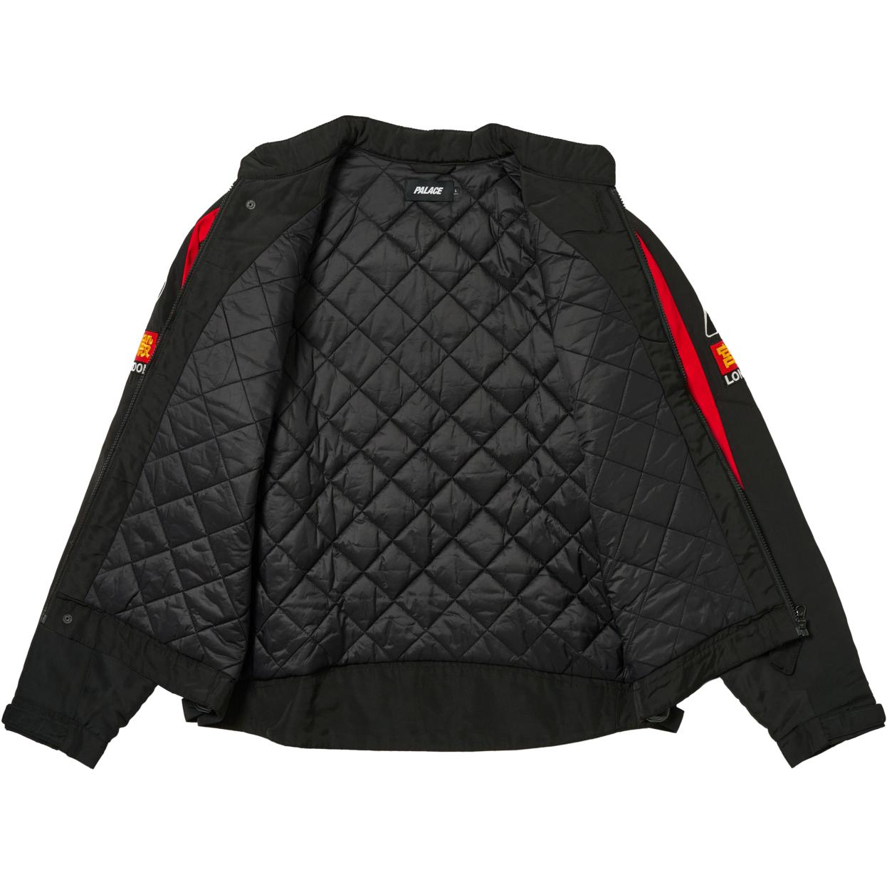 Palace Faster Jacket 'Black Red' P26JK048