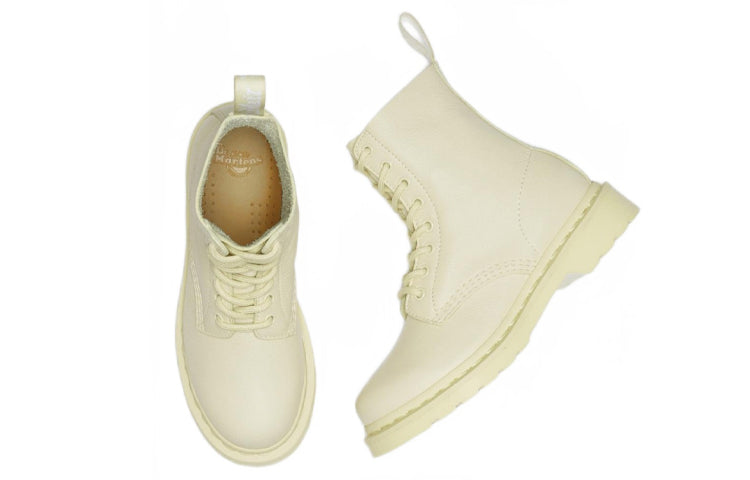 (WMNS) Dr. Martens 1460 Pascal Mono Lace Up Boots 'Cream' 27580282