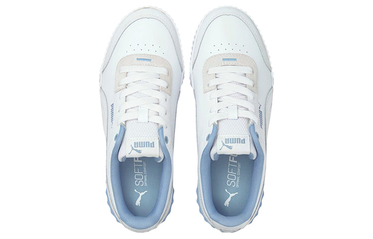 (WMNS) PUMA Carina Lift Casual Board Shoes White/Blue 373031-11