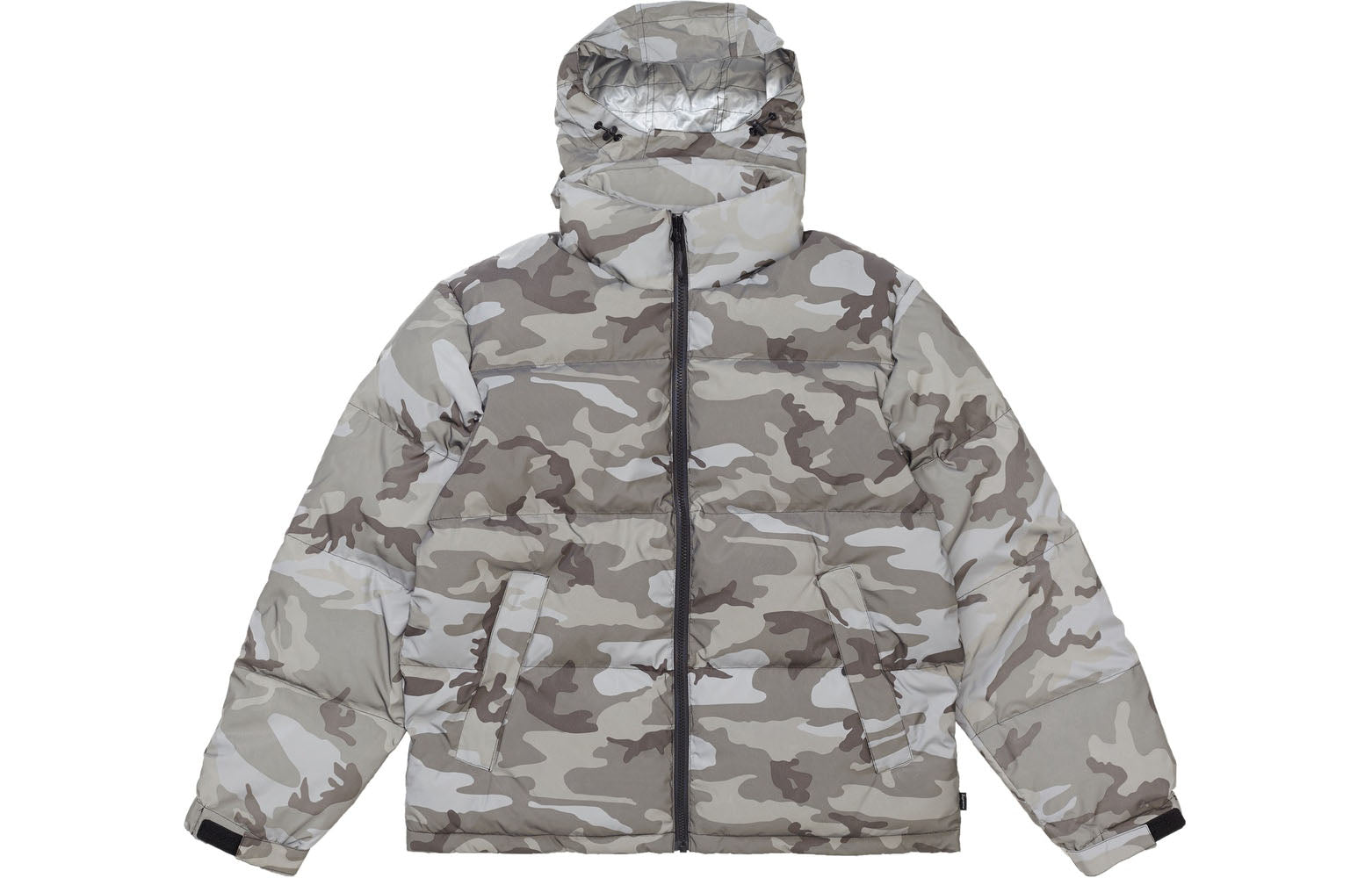 Supreme FW18 Reflective Camo Snow Jacket 'Grey' SUP-FW18-1087