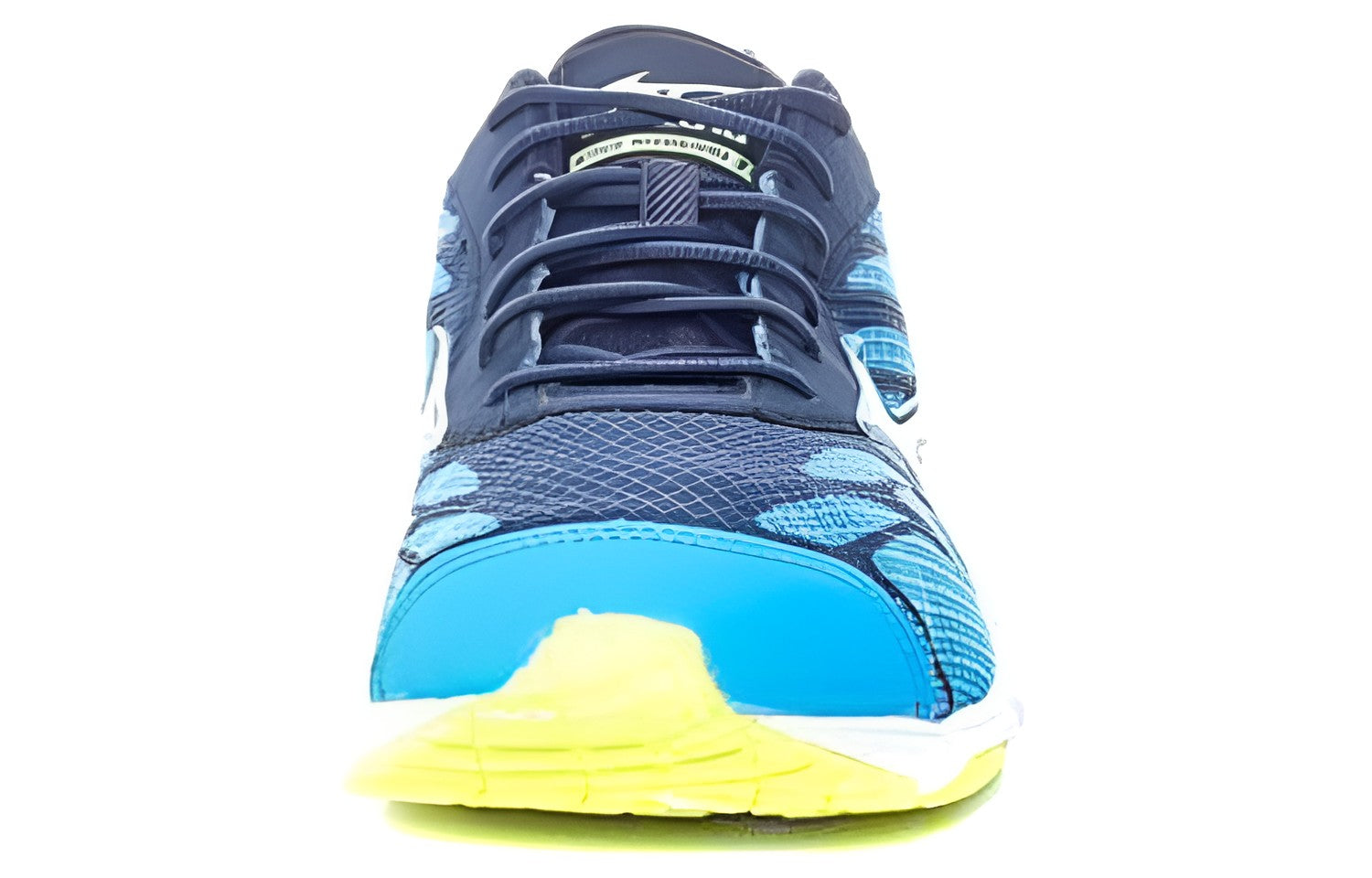 Mizuno Wave Hitogami 3 Low Tops Wear-resistant Blue White Yellow J1GA168044