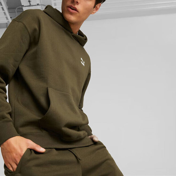 PUMA Relaxed Hoodie 'Olivegreen' 537720-62