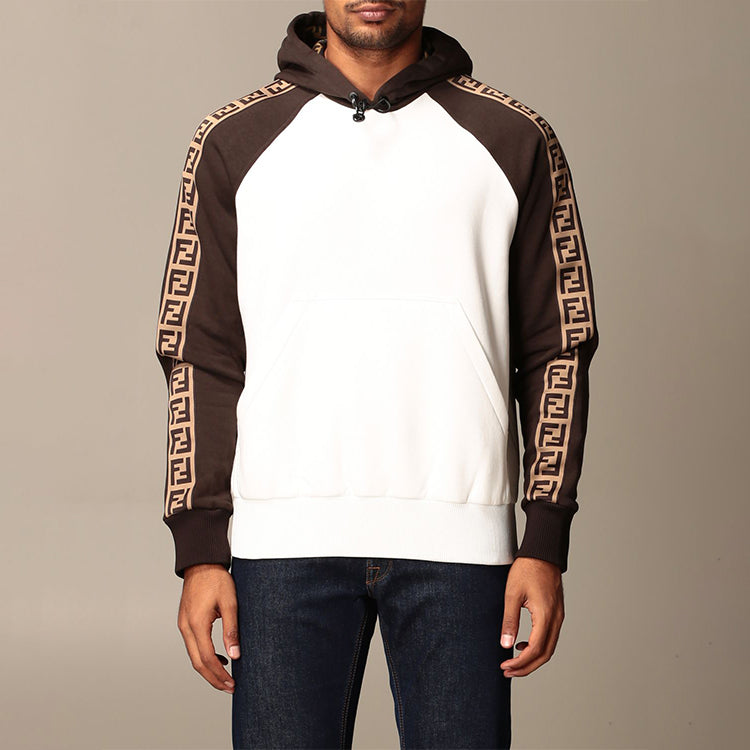 Men's FENDI Side Sleeve FF Colorblock White FAF588AD39F1BYP