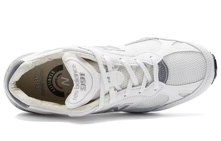 (WMNS) New Balance 991 White/Grey W991WHI
