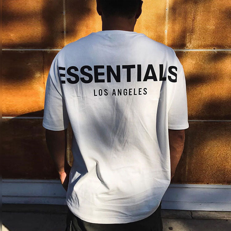 Fear of God Essentials LA Tee White limited Reflective Short Sleeve Unisex FOG-SS20-005