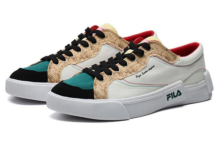 (WMNS) Fila Fusion Shoes 'Beige Teal White' T12W125110FSO