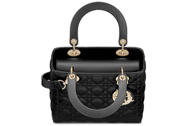 (WMNS) DIOR Lady Dior Bag Medium 'Cannage Lambskin Black' M0565ONGE-M900