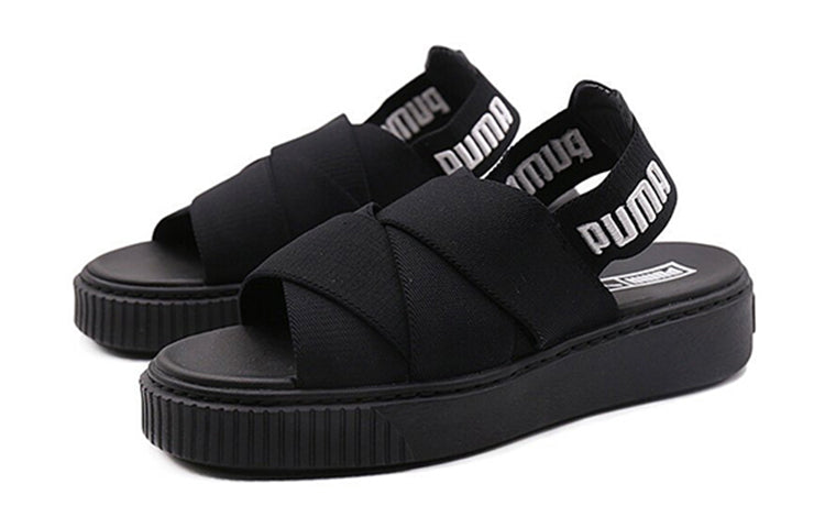 (WMNS) PUMA Platform Sandal 'Black' 365478-01