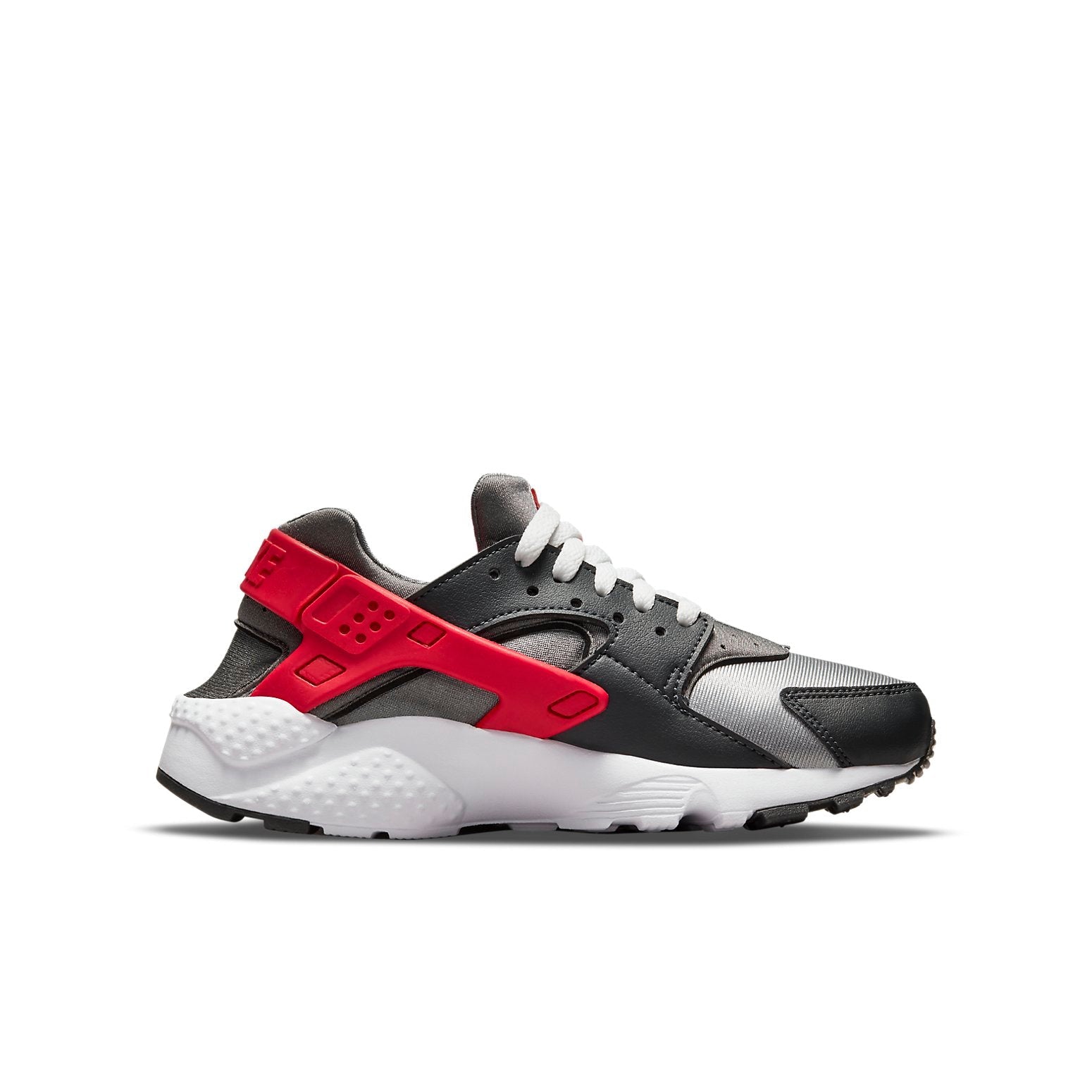 (GS) Nike Huarache Run 'Dark Smoke Grey University Red' 654275-041