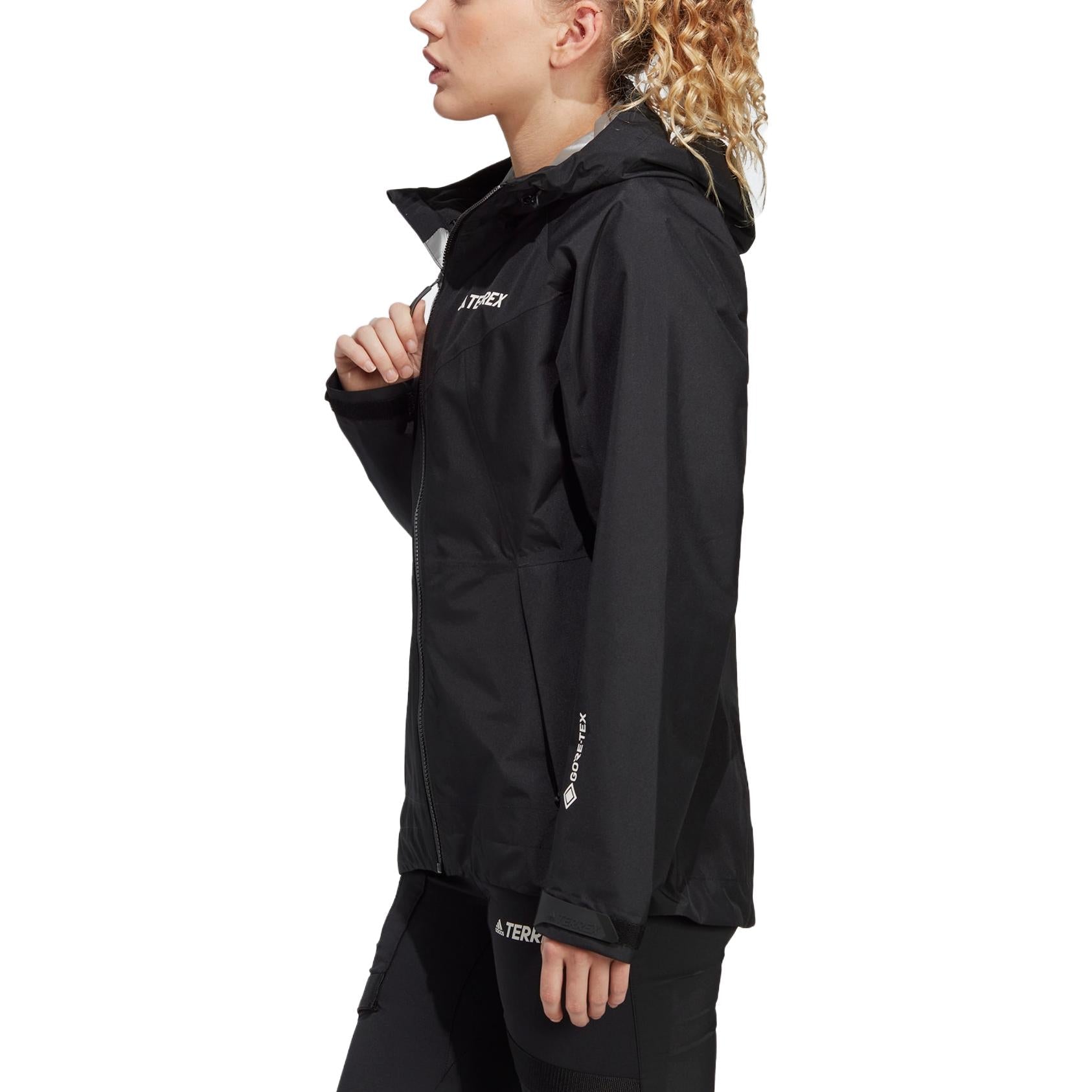 (WMNS) adidas Terrex Xperior Gore-Tex Paclite Rain Jacket 'Black' HN2904