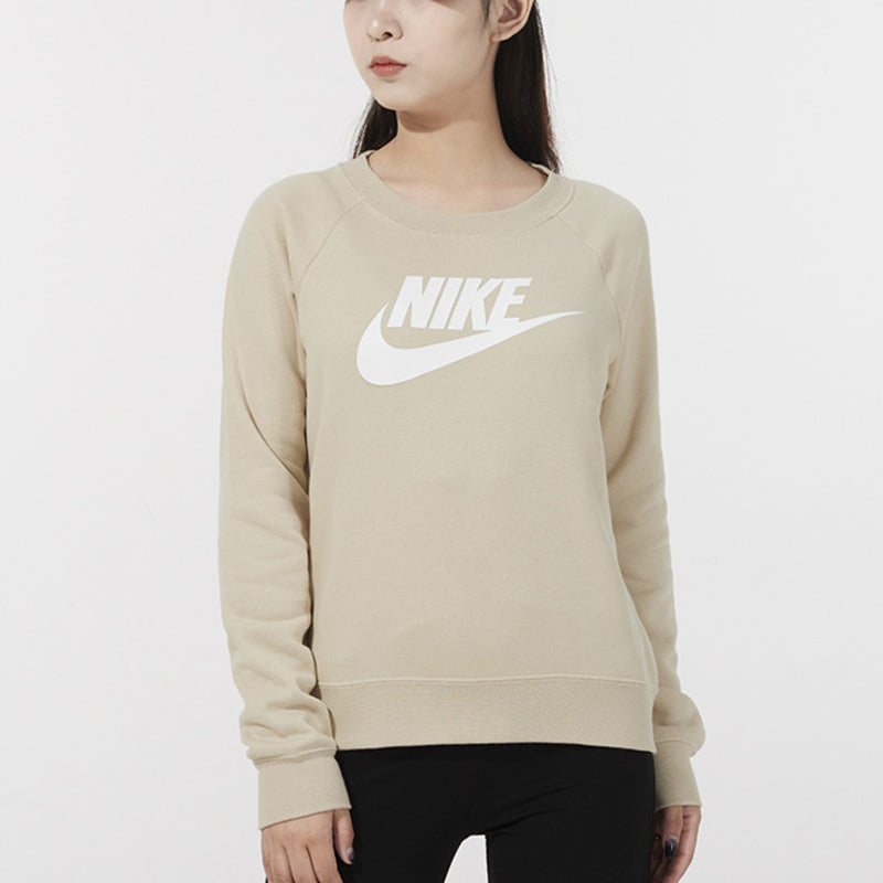(WMNS) Nike Sportswear Essential Long Sleeve T-Shirt 'Beige' BV4113-206