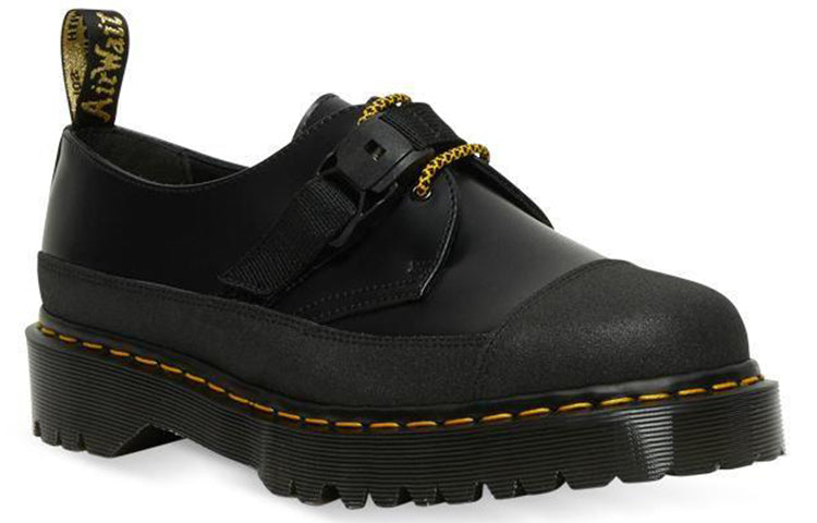 Dr. Martens 1461 Tech 'Carbon Black Yellow' 26884001