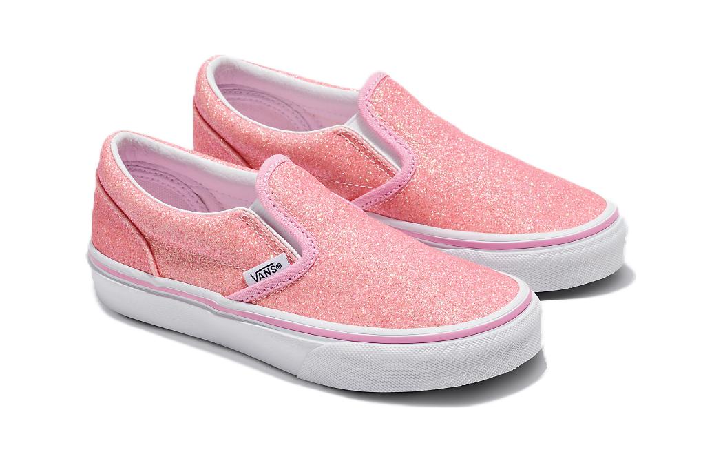 (PS) Vans Classic Slip-On Glitter Shoes 'Pink' VN0005WWPNK
