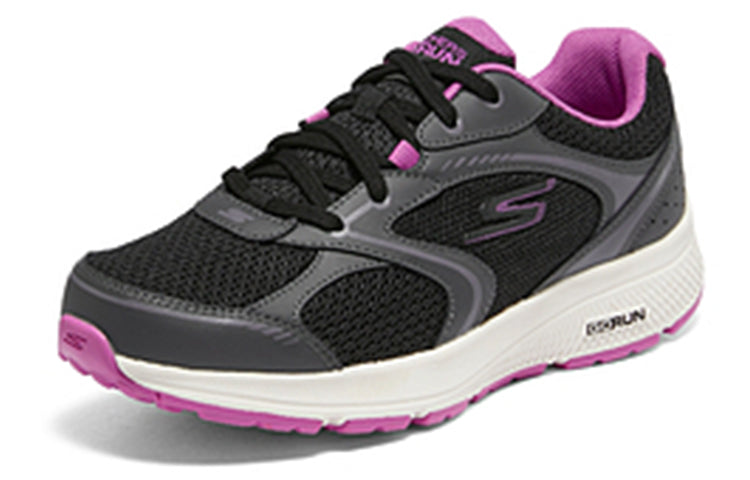 (WMNS) Skechers Go Run Consistent 'Black Purple' 128280-BKPR