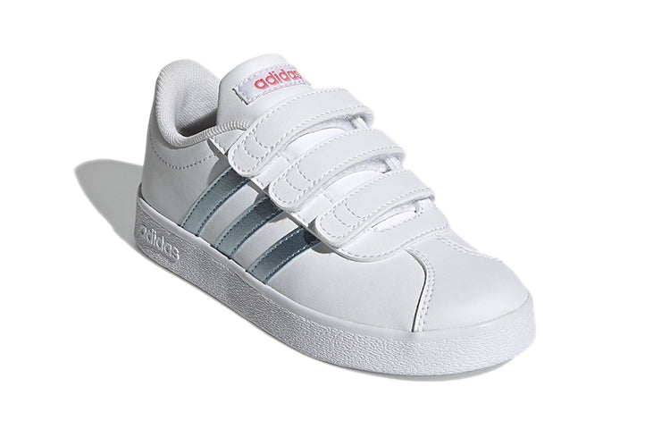 (PS) adidas VL Court 2.0 'White Vision Metallic' GW2341