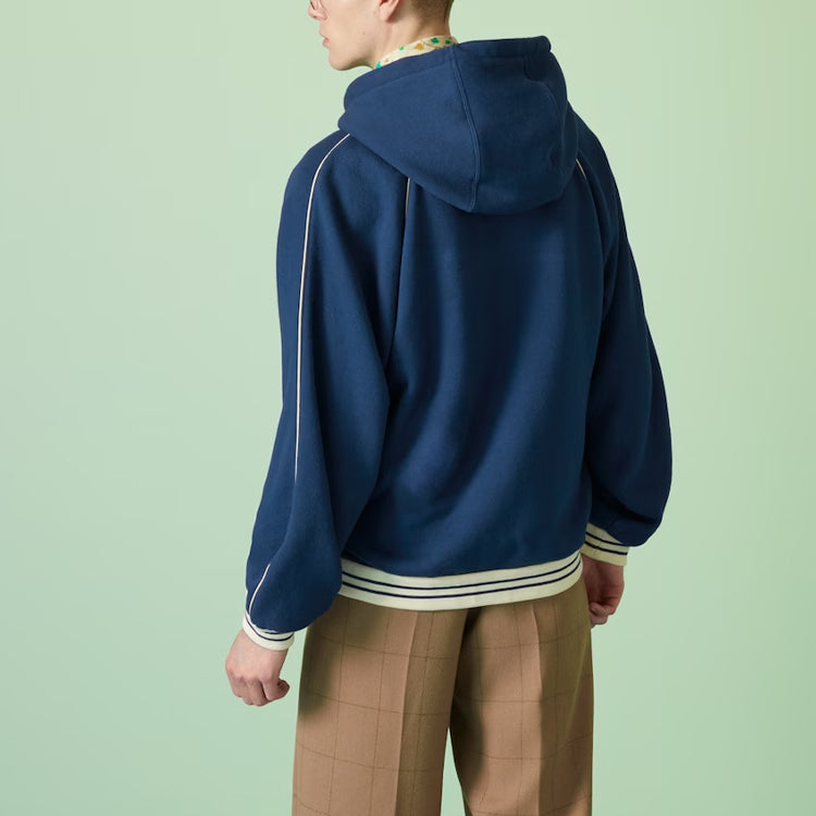 Gucci Cotton Jersey Sweatshirt With Patch 'Blue' 756648-XJFV7-4030