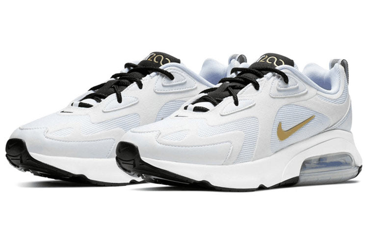 (WMNS) Nike Air Max 200 'White Metallic Gold' AT6175-102