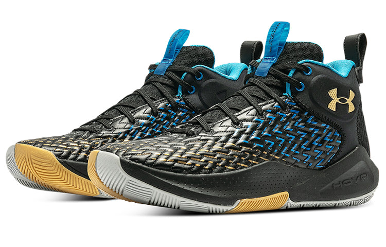 Under Armour HOVR Havoc 4 Clone 'Black Gold Blue' 3025994-002