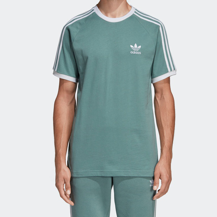 adidas originals Retro Cotton Short Sleeve Green FR7417