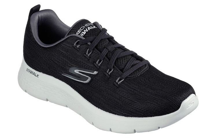 Skechers Go Walk Flex Lace Up 'Black Grey' 216481-BKGY
