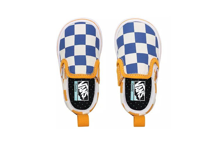Vans Big Checker Comfycush Slip-On V 'Blue Yellow' VN0A4U37WIV