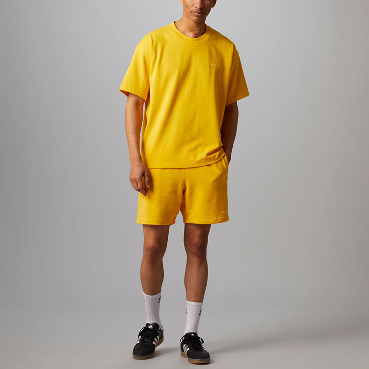 adidas x Pharrell Humanrace Small Logo T-Shirt 'Yellow' HG1806