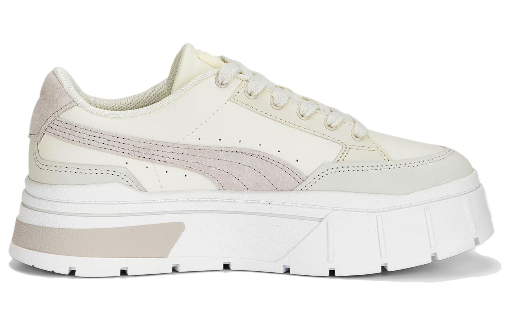 (WMNS) PUMA Mayze Stack Luxe 'Marshmallow Marble' 389853-01