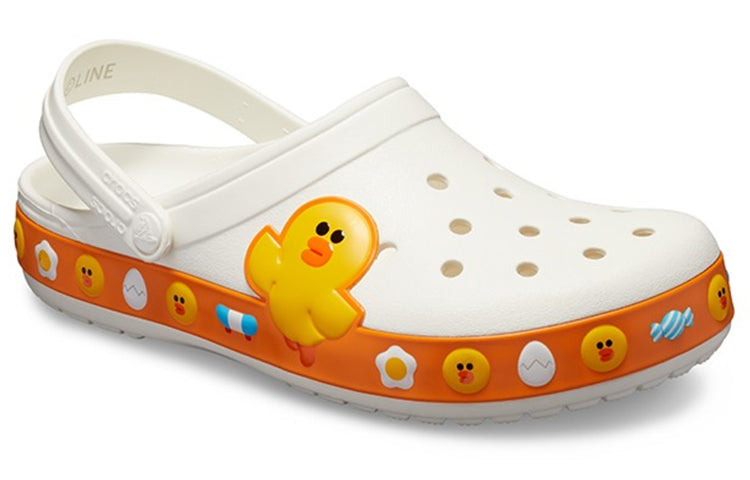 Crocs Classic Clog Line Friends Beach 'White Yellow' 205791-100